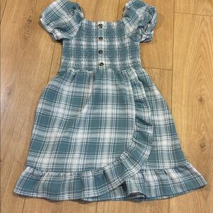 💙 Teal Plaid Casual Dress 💙